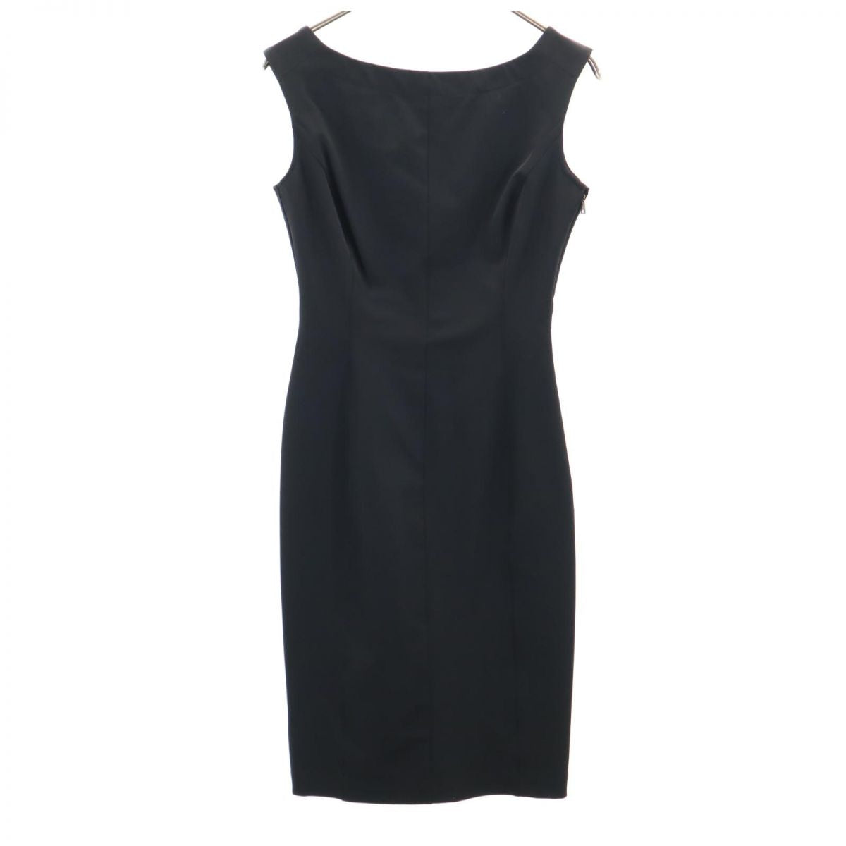 プラダ ノースリーブ ミニワンピース 40 ブラック PRADA レディース