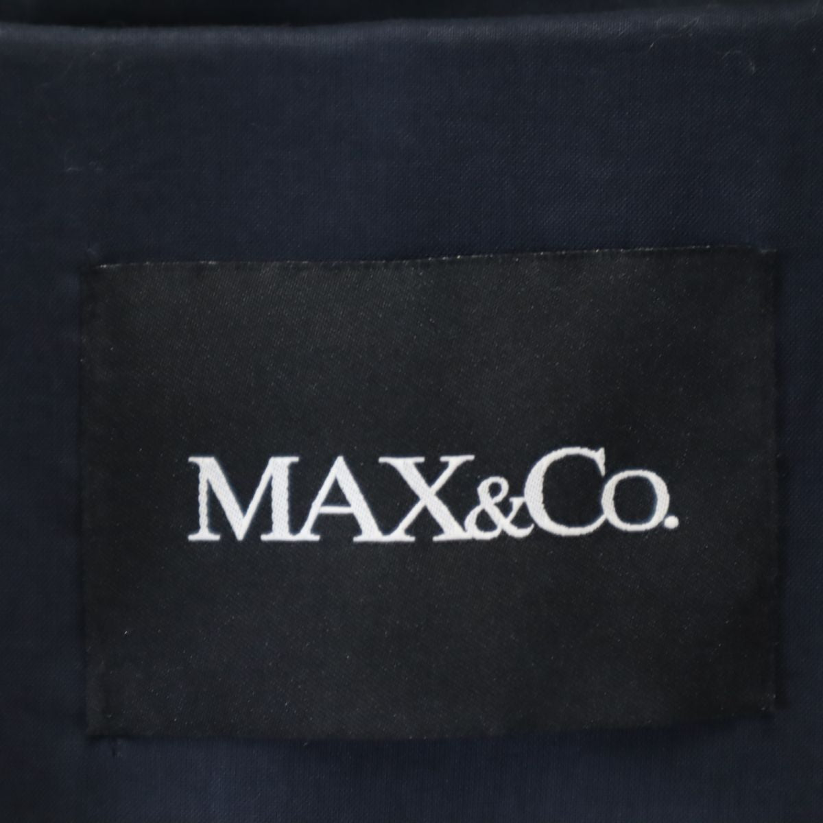 MAX&CO マックスアンドコー トレンチコート 38 ネイビー レディース
