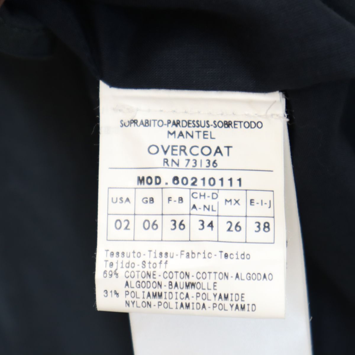 MAX&CO マックスアンドコー トレンチコート 38 ネイビー レディース