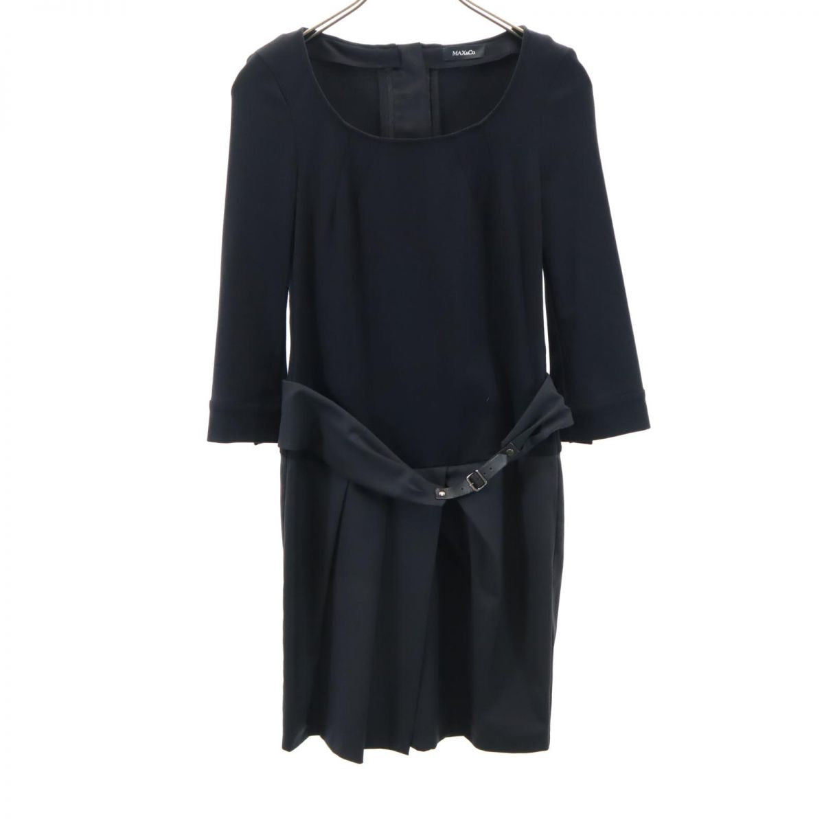 MAX&CO マックスアンドコー 7分袖 チュニック S 黒 レディース