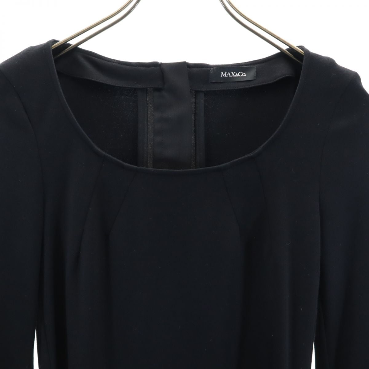 MAX&CO マックスアンドコー 7分袖 チュニック S 黒 レディース