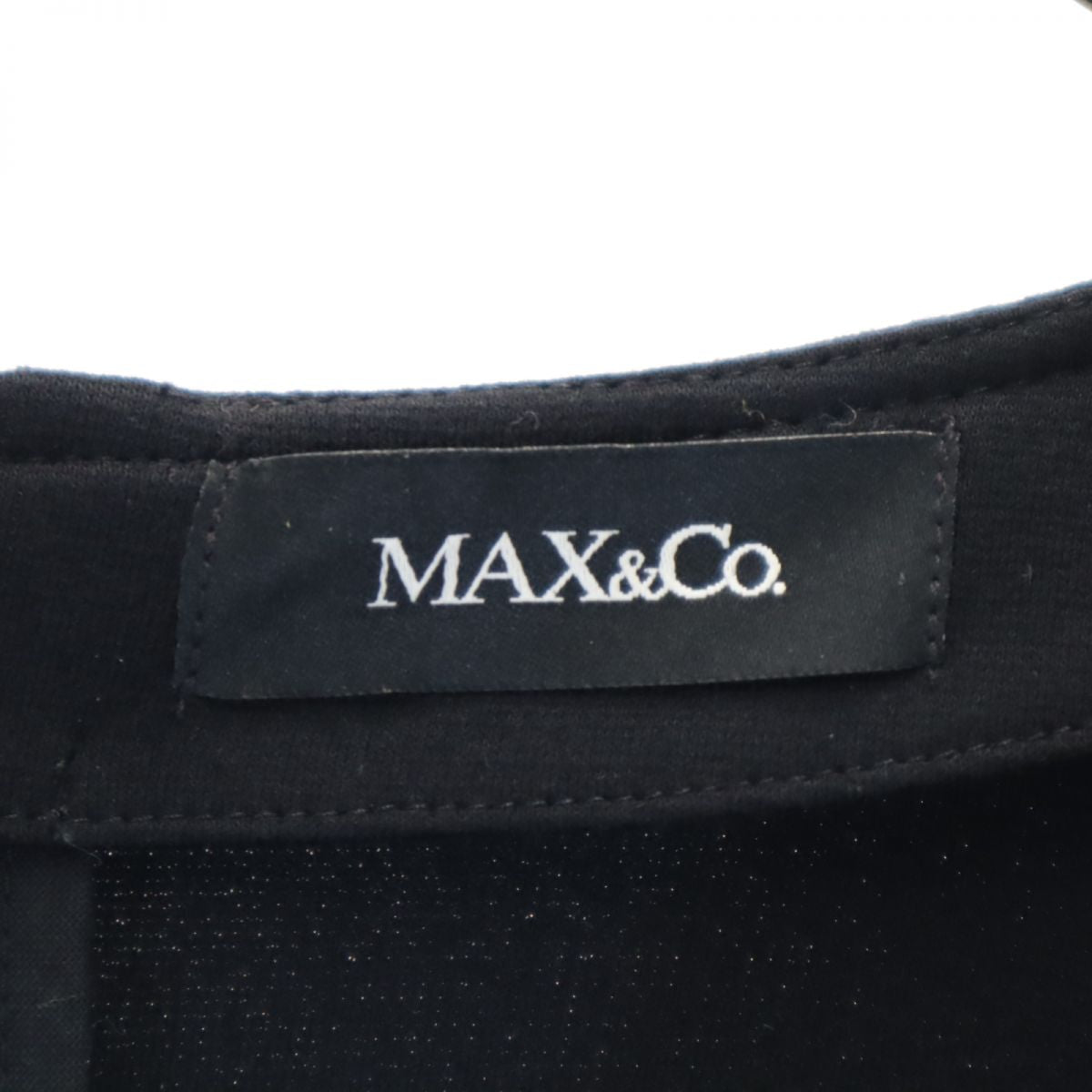 MAX&CO マックスアンドコー 7分袖 チュニック S 黒 レディース