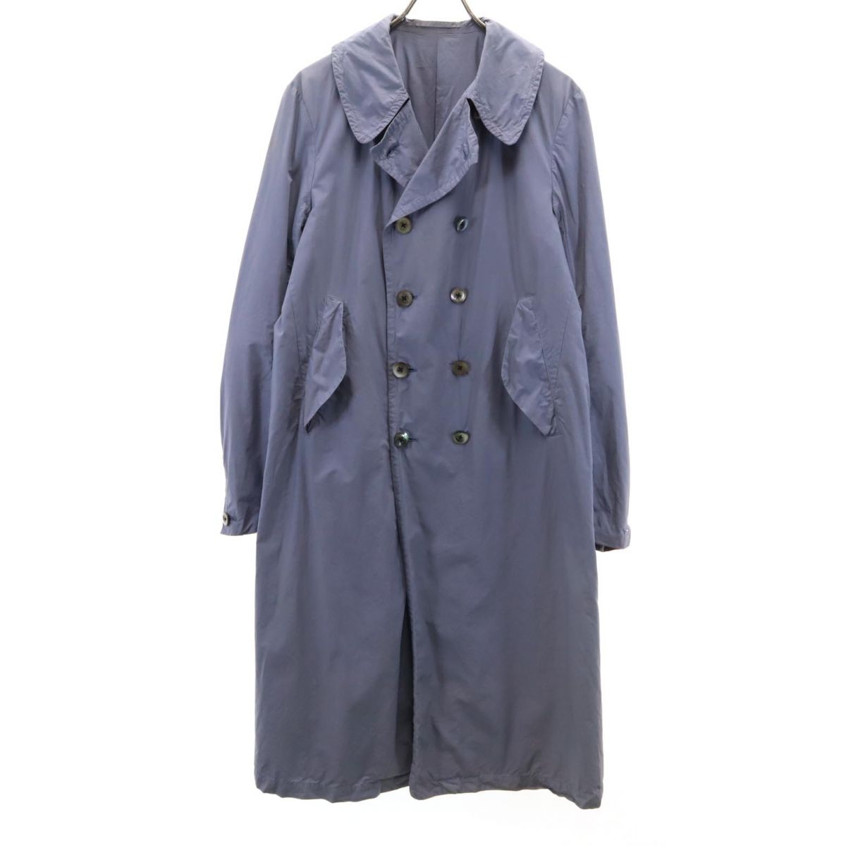 Scye サイ 日本製 トレンチコート 38 ネイビー系 メンズ