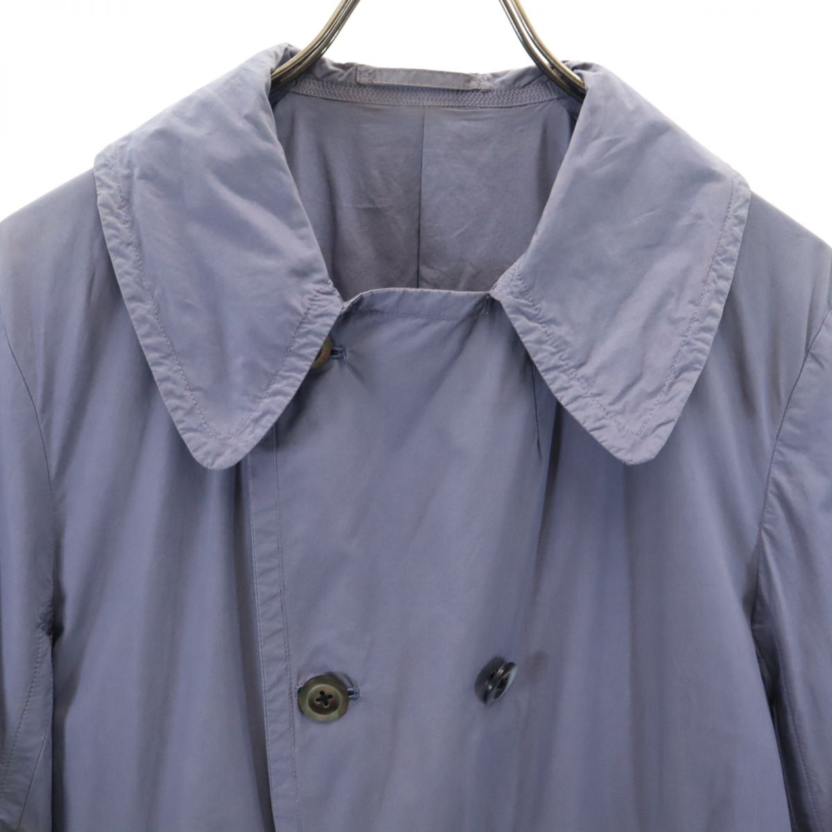 Scye サイ 日本製 トレンチコート 38 ネイビー系 メンズ