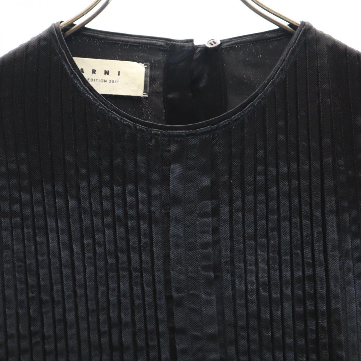 MARNI マルニ 長袖 ロングワンピース 42 ブラック系 レディース