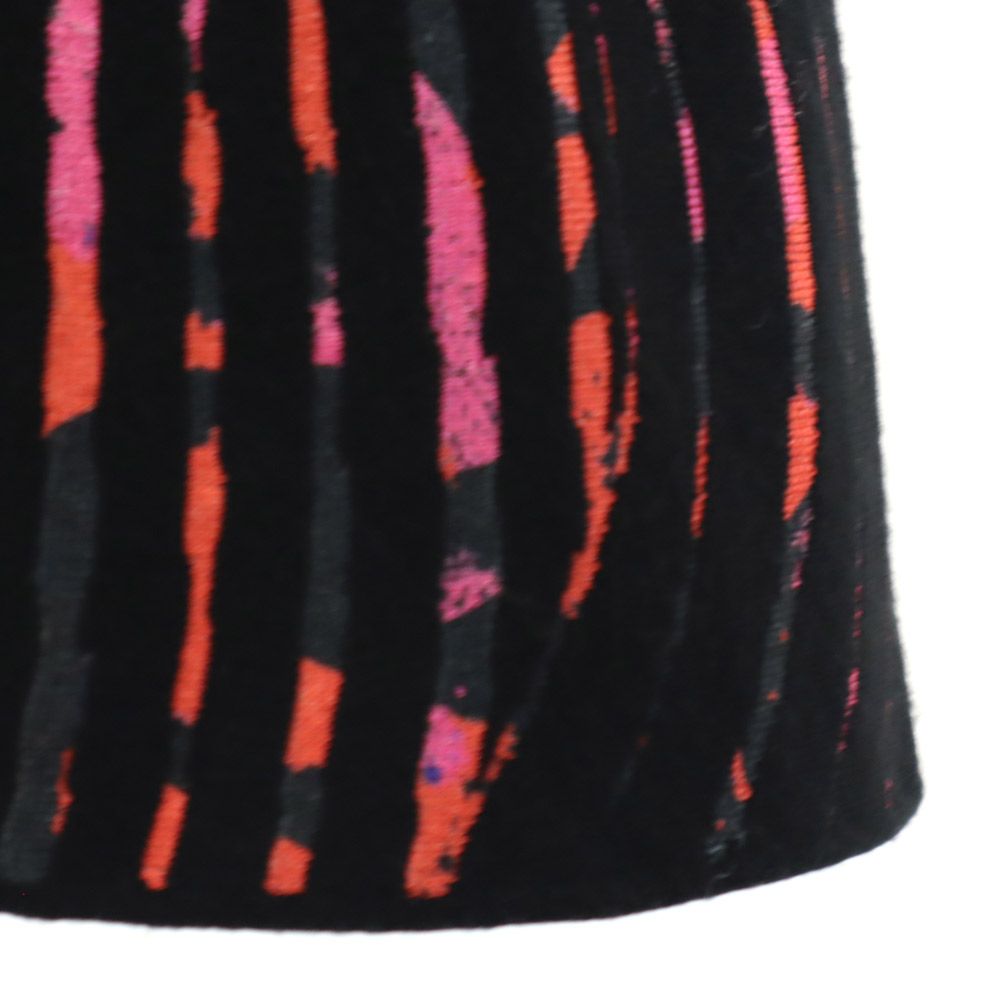 KENZO ケンゾー 総柄 半袖 ワンピース ブラック系 レディース