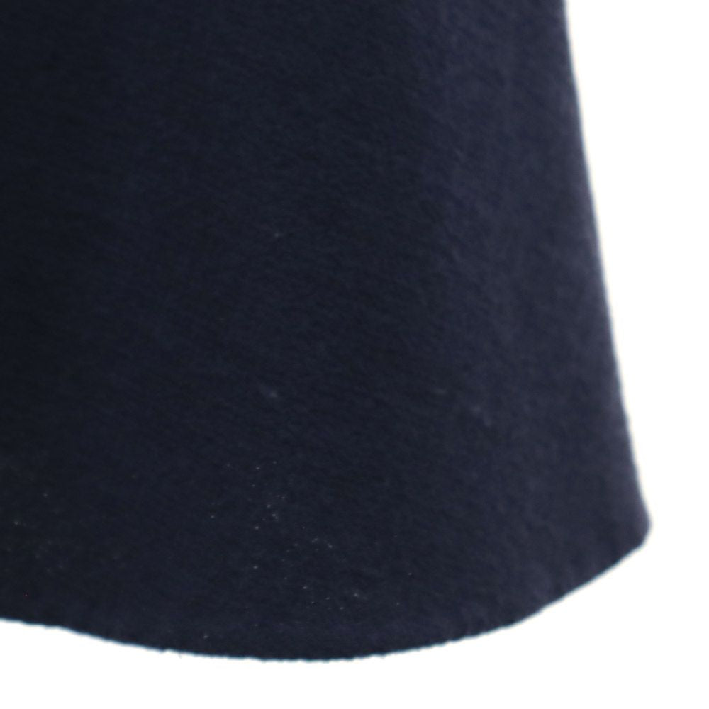 ARMANI COLLEZIONI アルマーニコレッツォーニ 長袖 ウール ノーカラーコート 38 ネイビー レディース