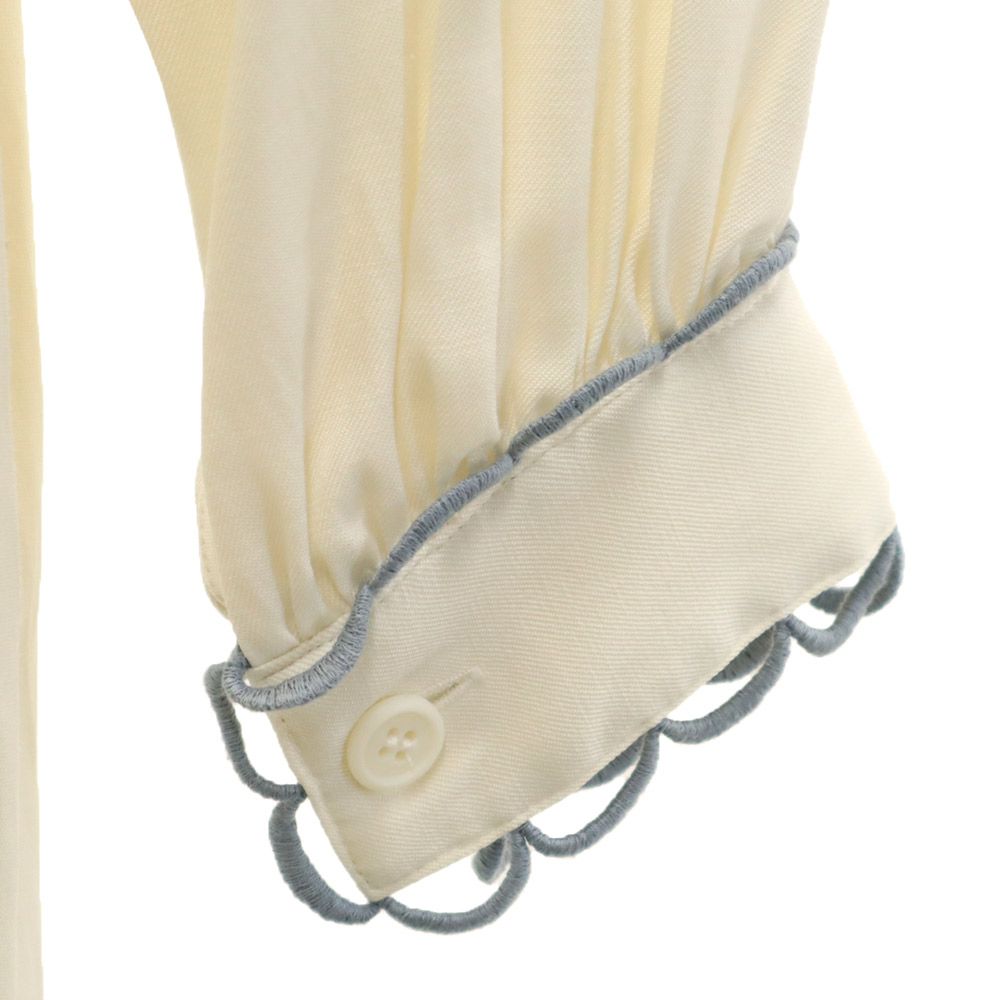 PAMEO POSE パメオポーズ 日本製 長袖 ワンピース F ホワイト系 レディース