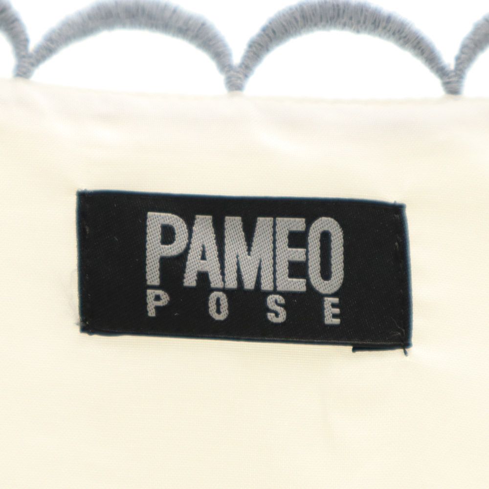 PAMEO POSE パメオポーズ 日本製 長袖 ワンピース F ホワイト系 レディース