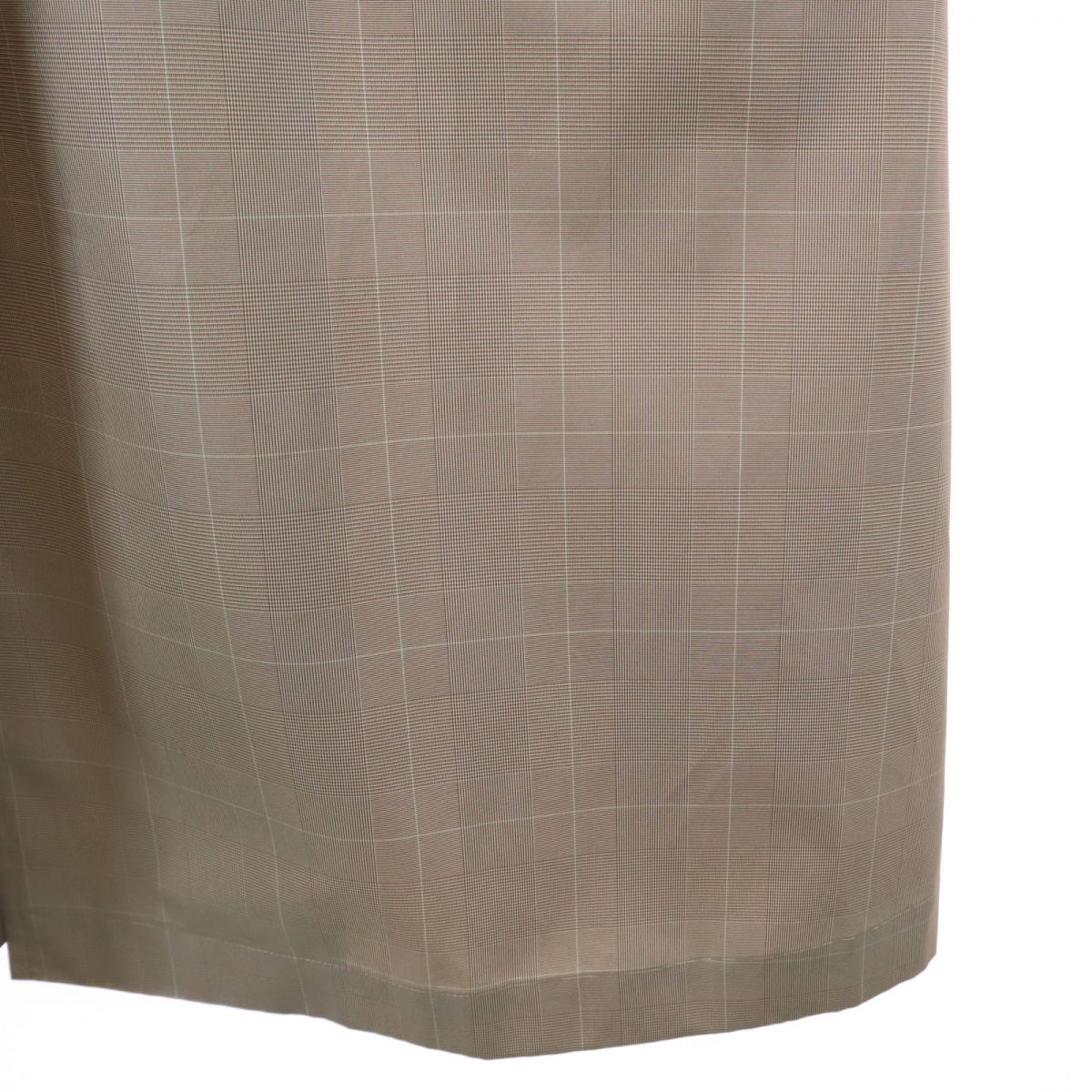 Aquascutum アクアスキュータム チェック柄 ステンカラーコート 9 ブラウン系 レディース