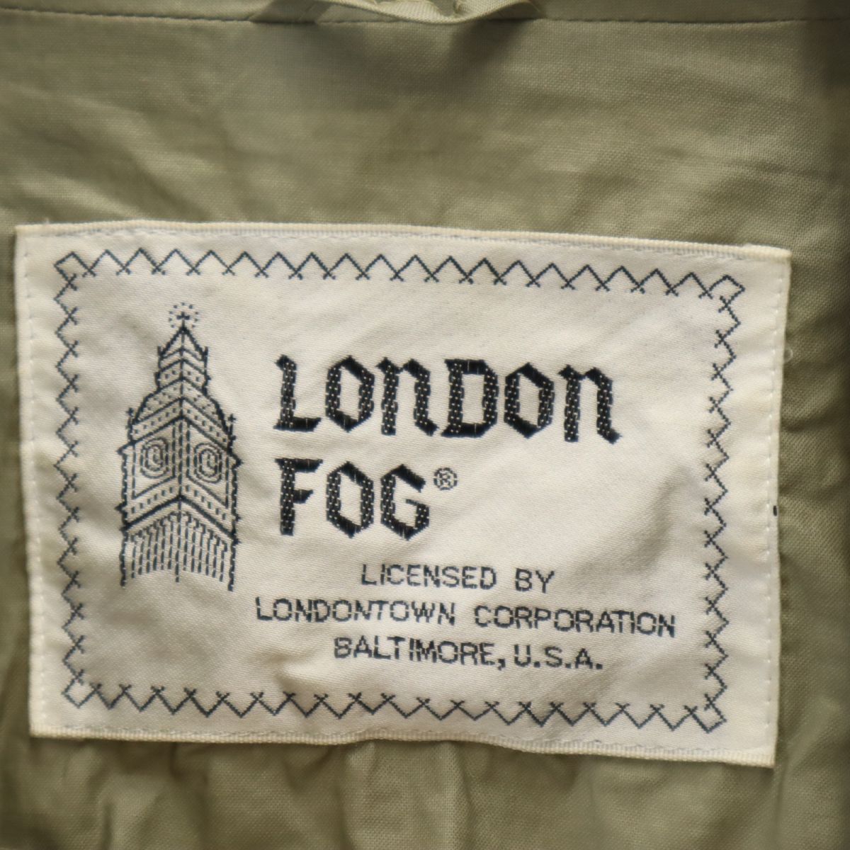 LONDON FOG ロンドンフォグ ロングコート 9A2 カーキ レディース