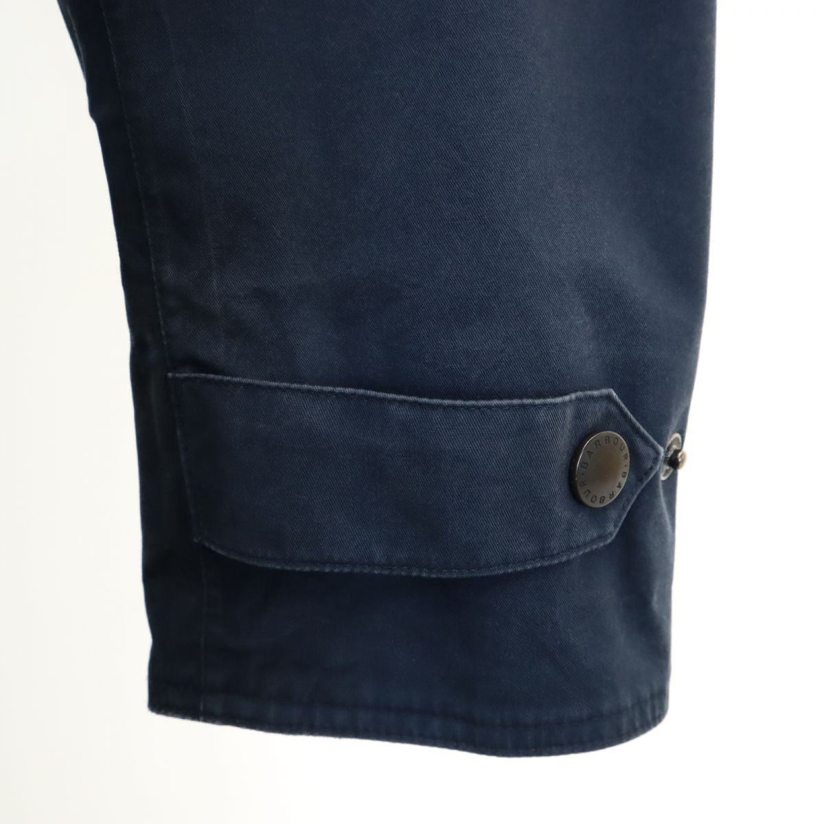 Barbour バブアー 襟コーデュロイ ロングコート 12 ネイビー レディース