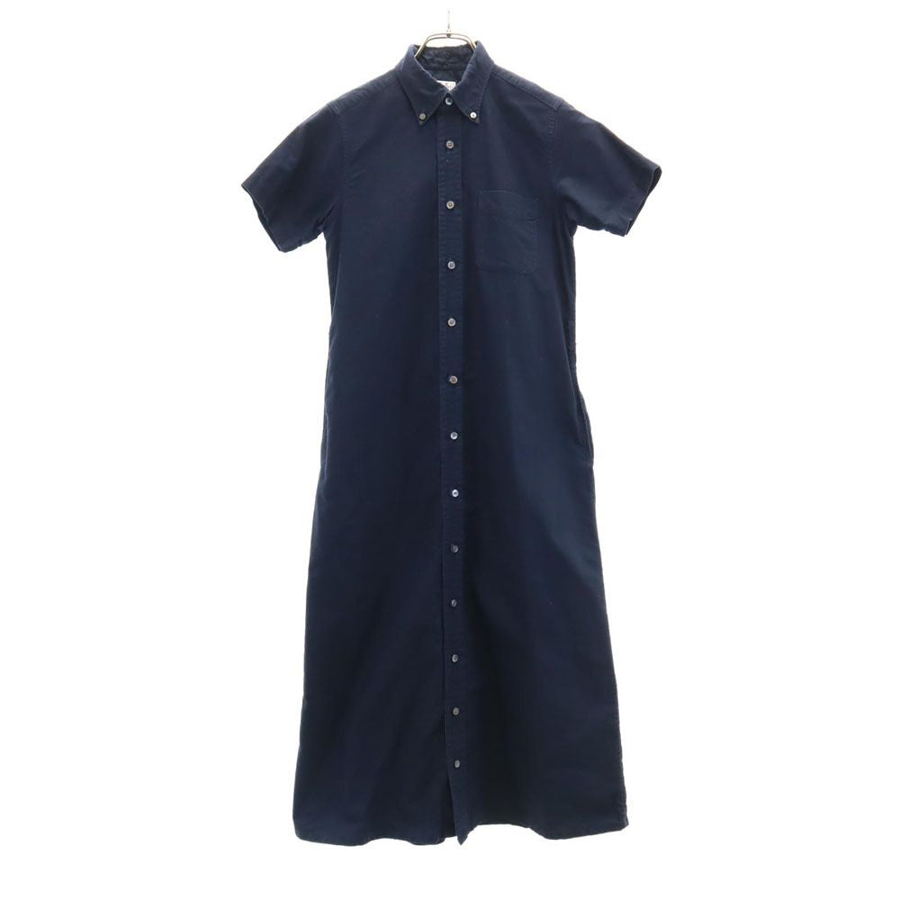 FWK ENGINEERED GARMENTS エフダブリューケイバイエンジニアドガーメンツ USA製 半袖 ロングワンピース 1 ネイビー レディース