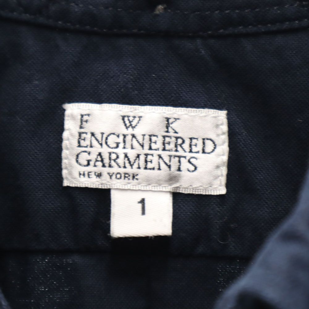 FWK ENGINEERED GARMENTS エフダブリューケイバイエンジニアドガーメンツ USA製 半袖 ロングワンピース 1 ネイビー レディース