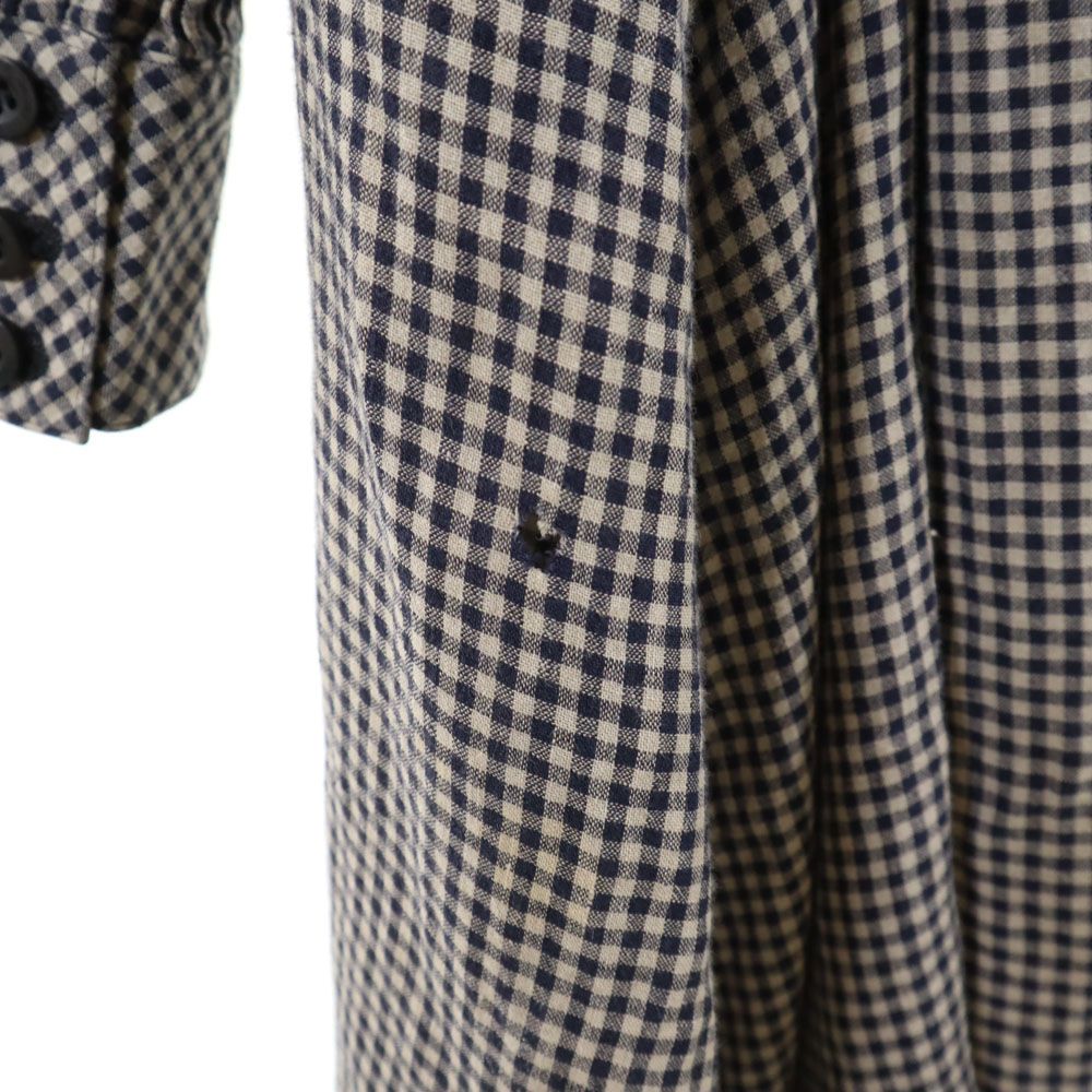 HYSTERIC ヒステリック 日本製 チェック柄 コート F ブラック系 レディース