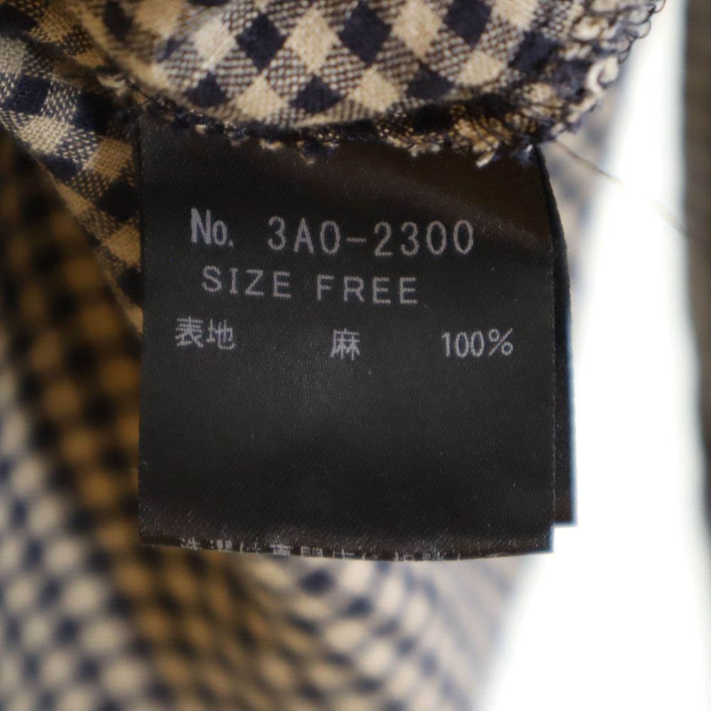 HYSTERIC ヒステリック 日本製 チェック柄 コート F ブラック系 レディース