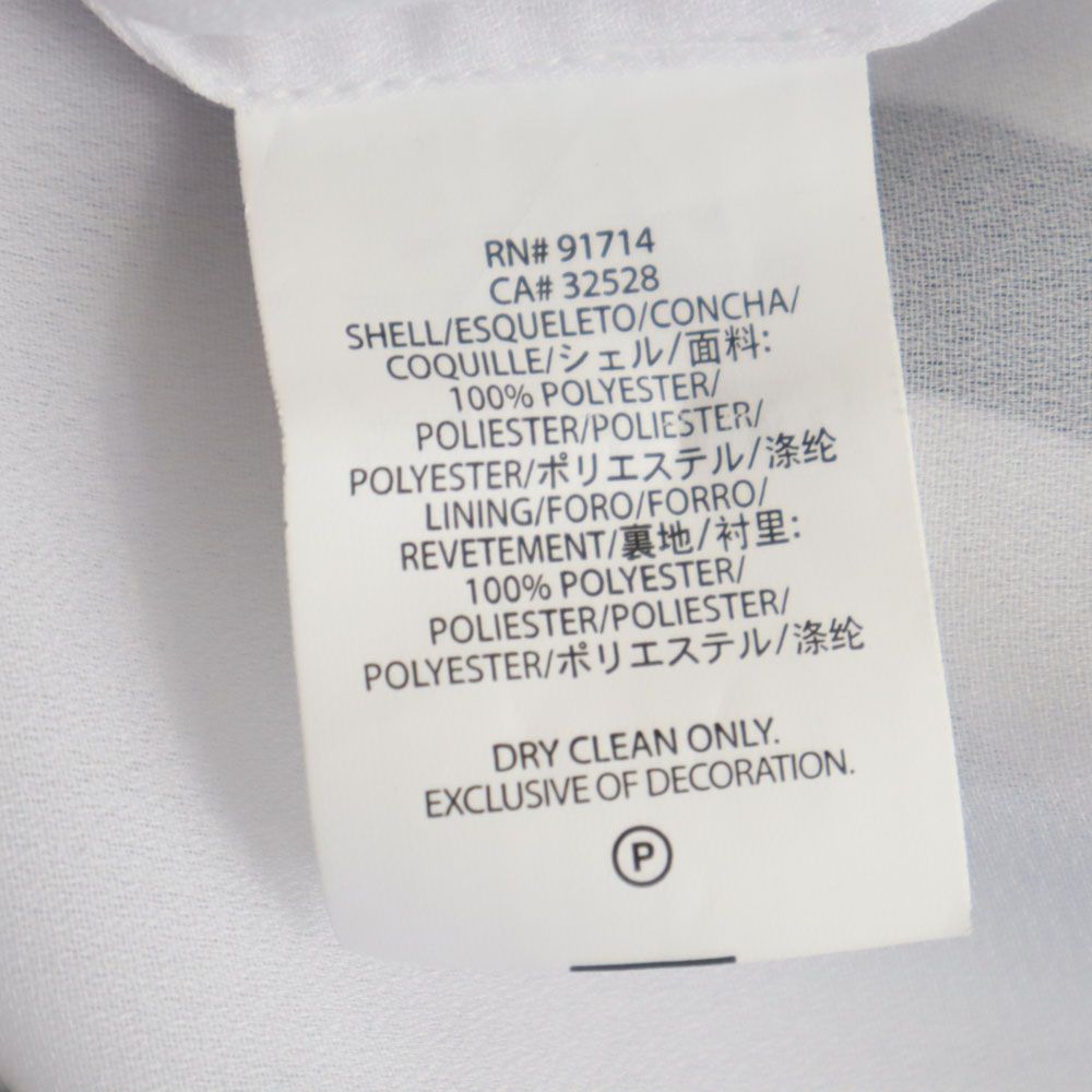 ARMANI EXCHANGE アルマーニエクスチェンジ 総柄 アシンメトリー ワンピース 2 ホワイト系 サイドジップ レディース