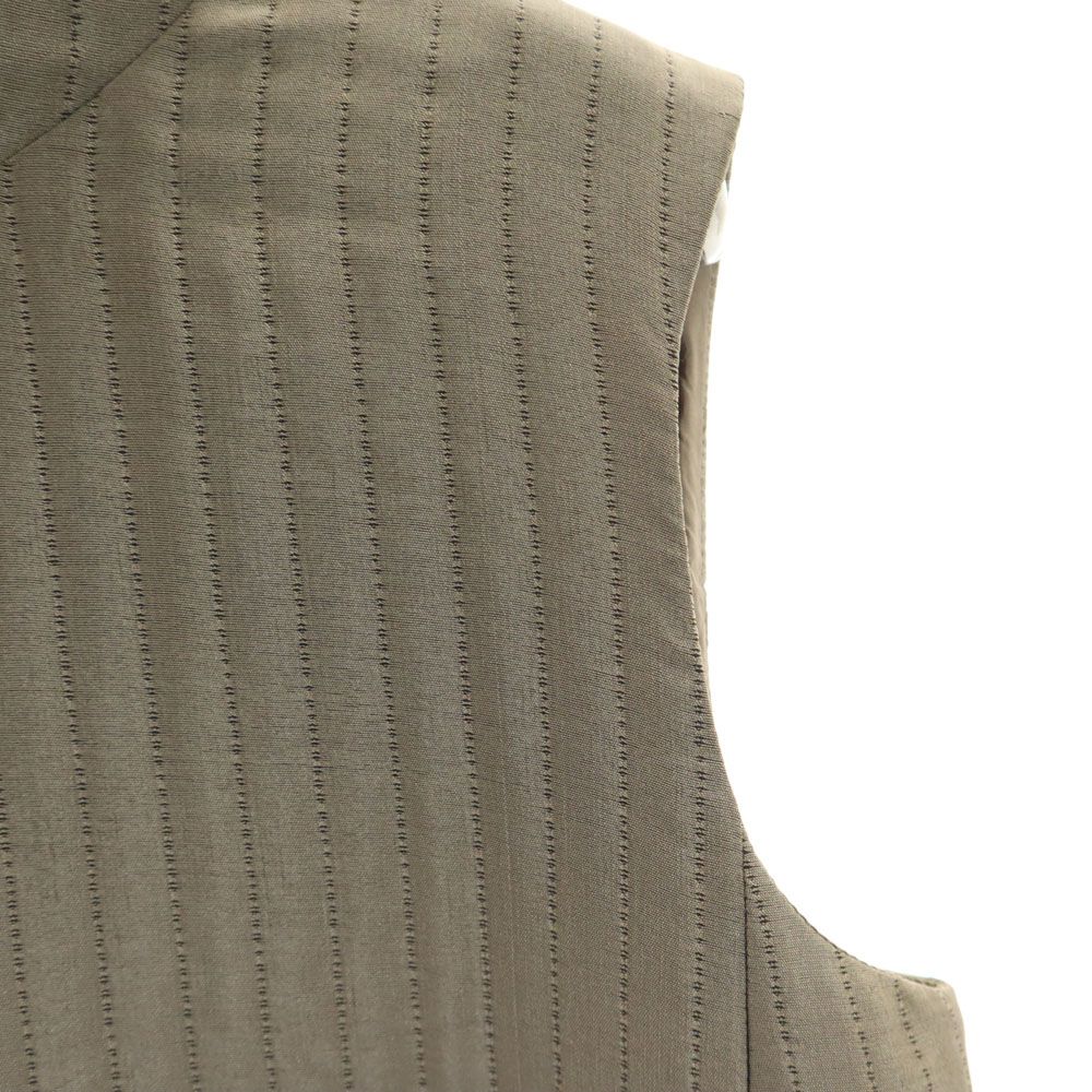 MAX MARA マックスマーラ イタリア製 ノースリーブ ワンピース 42 カーキ バックジップ レディース