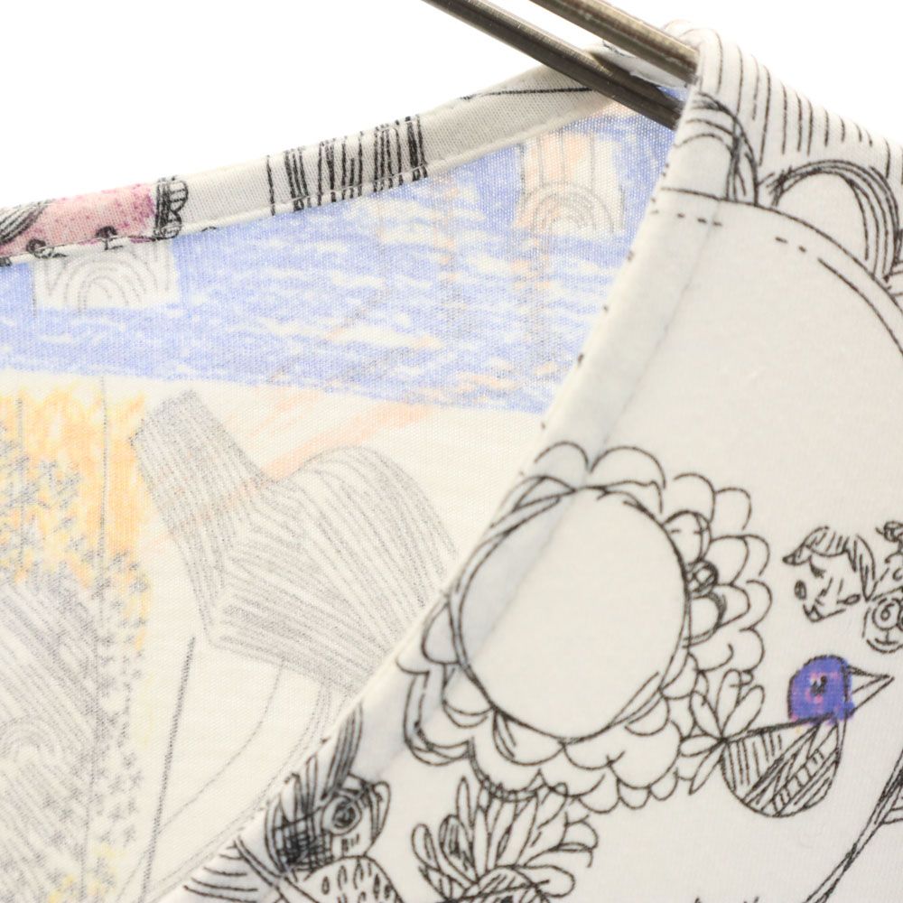 シーバイクロエ 総柄 半袖 フリル袖 膝丈ワンピース 6 白系 SEE BY CHLOE レディース