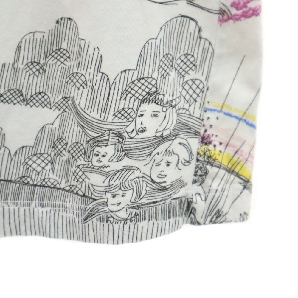 シーバイクロエ 総柄 半袖 フリル袖 膝丈ワンピース 6 白系 SEE BY CHLOE レディース