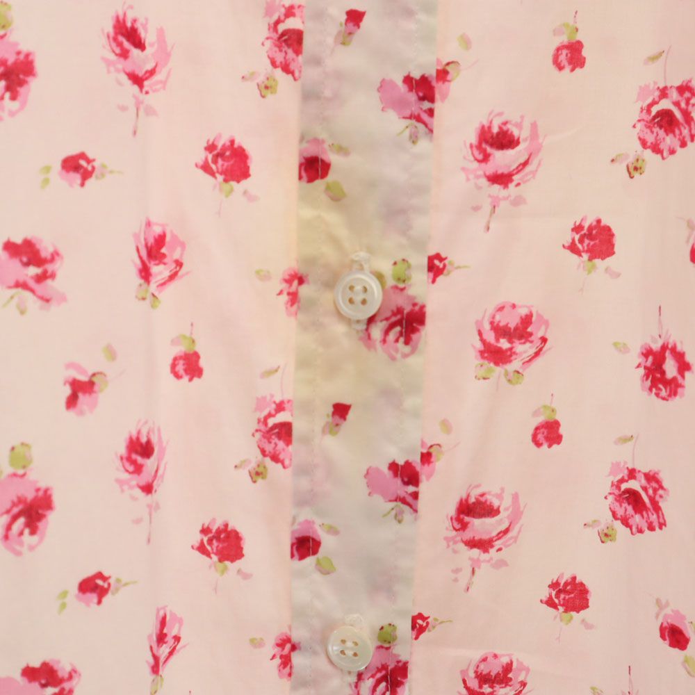 PS Paul Smith ピーエスポールスミス ウーマン 花柄 長袖 ロングワンピース 40 ピンク系 women レディース