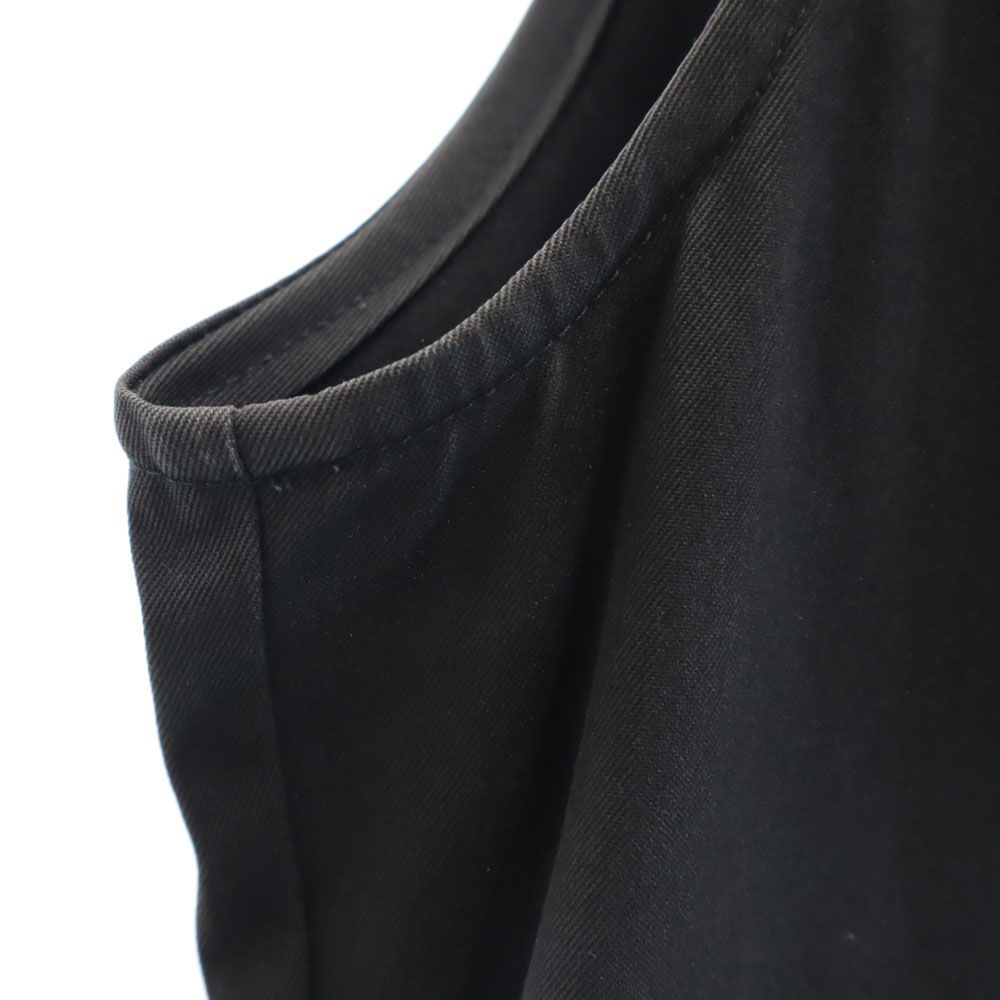 Emporio Armani エンポリオアルマーニ イタリア製 ノースリーブ ロングワンピース 40 ブラック レディース