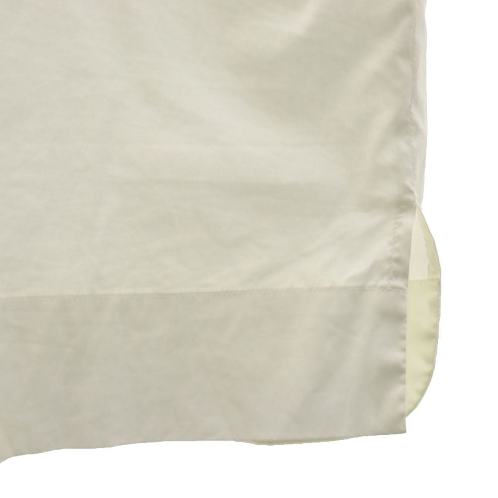 JIL SANDER ジルサンダー ネイビー イタリア製 半袖 シャツワンピース 34 白 NAVY レディース