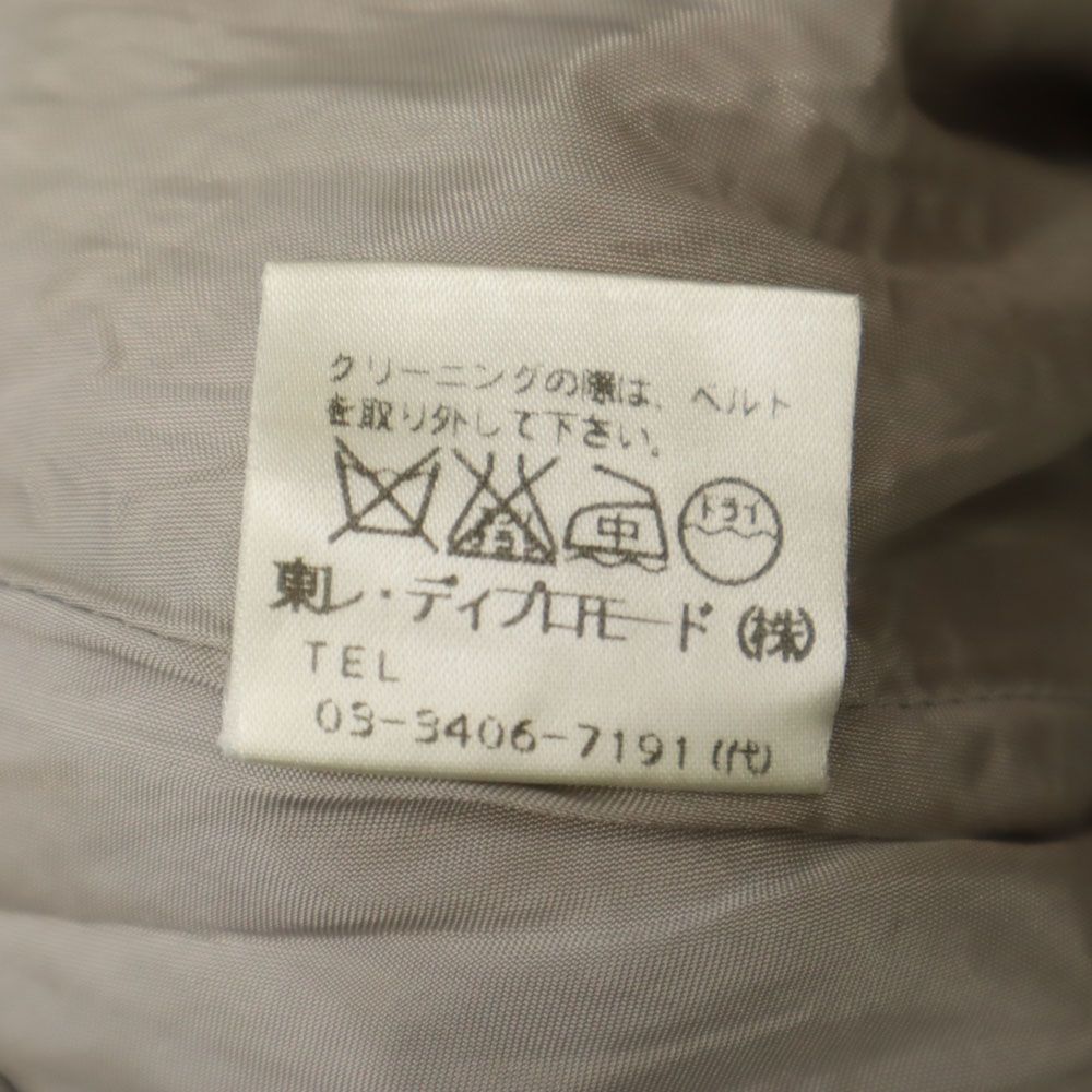 GIVENCHY ジバンシィ 半袖 スタンドカラー フレア 膝丈ワンピース 42 ベージュ系 レディース