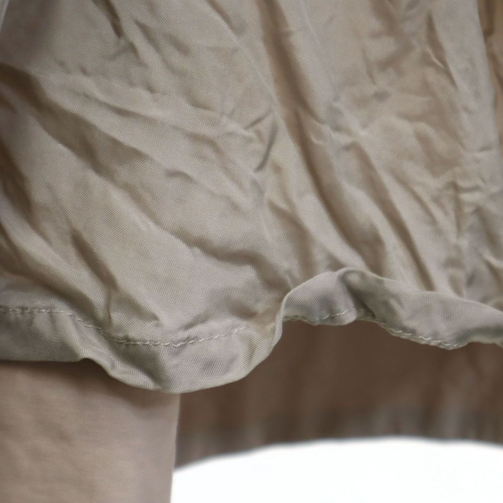 GIVENCHY ジバンシィ 半袖 スタンドカラー フレア 膝丈ワンピース 42 ベージュ系 レディース