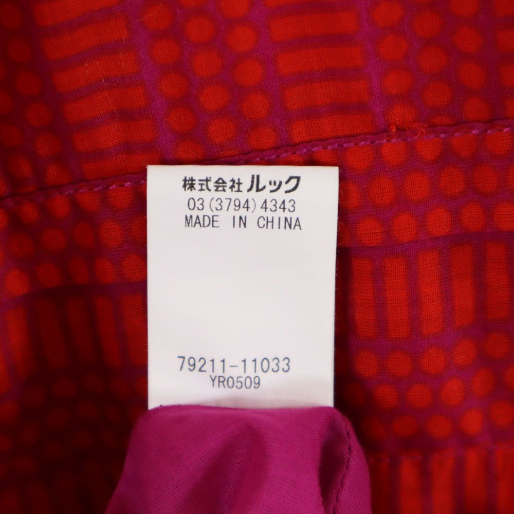 Tory Burch トリーバーチ 半袖 ミニワンピース 2 レッド系 レディース