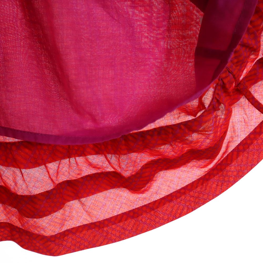 Tory Burch トリーバーチ 半袖 ミニワンピース 2 レッド系 レディース