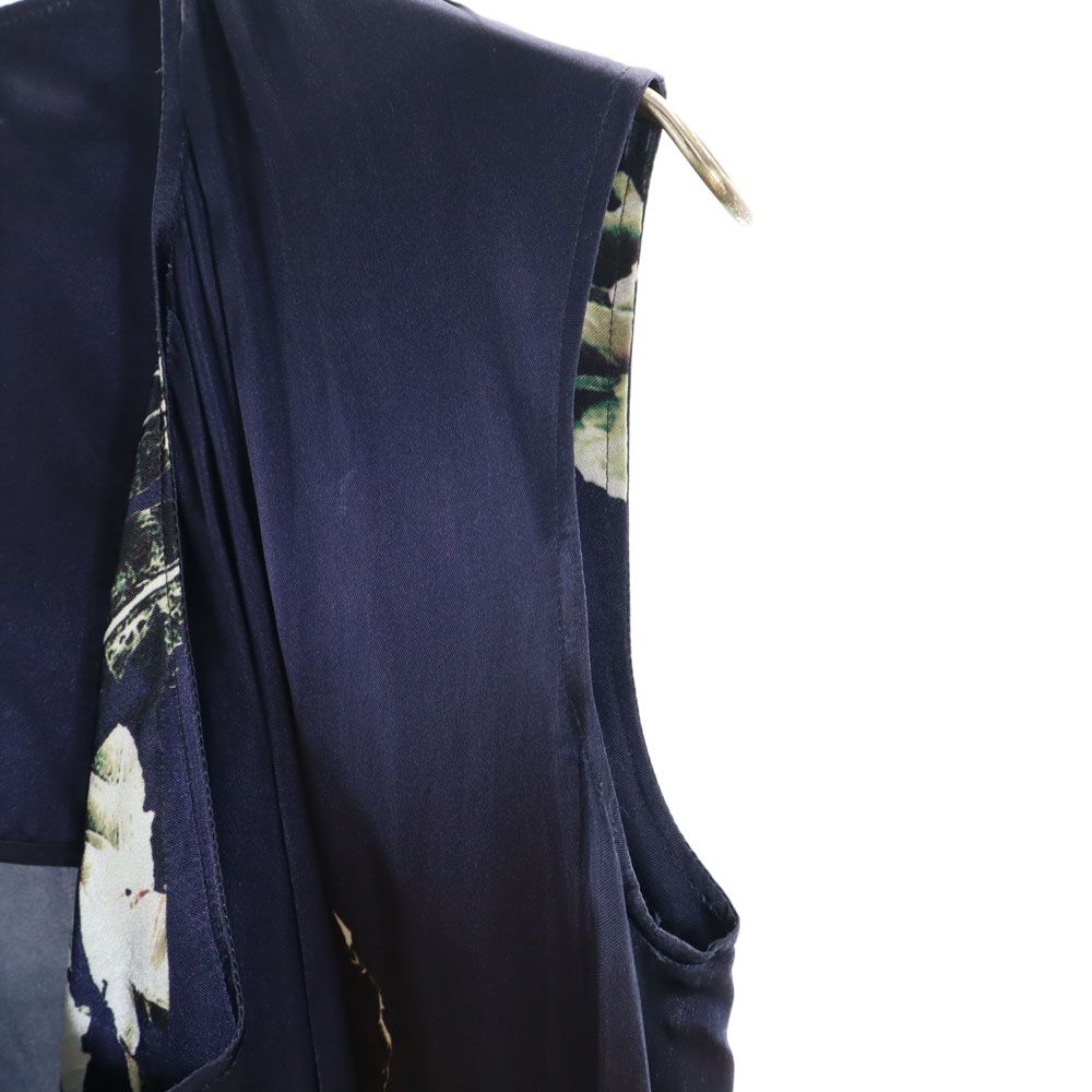 Y's ワイズ ノースリーブ ロングワンピース 1 ネイビー COMPOSITION:SEE ATTACHED LABEL レディース