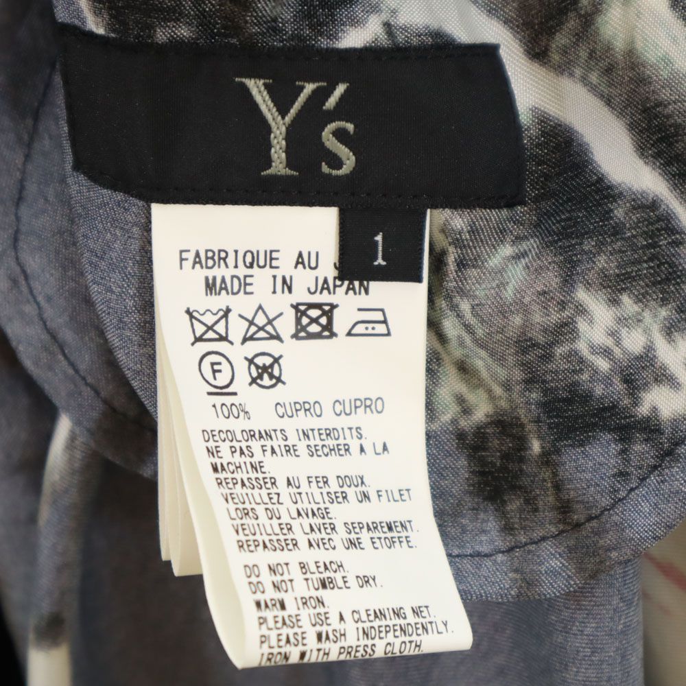 Y's ワイズ ノースリーブ ロングワンピース 1 ネイビー COMPOSITION:SEE ATTACHED LABEL レディース