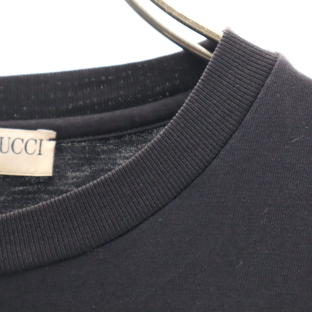 Emilio Pucci エミリオプッチ 半袖 シルクパーツ ドッキング Tシャツ S 黒系 レディース