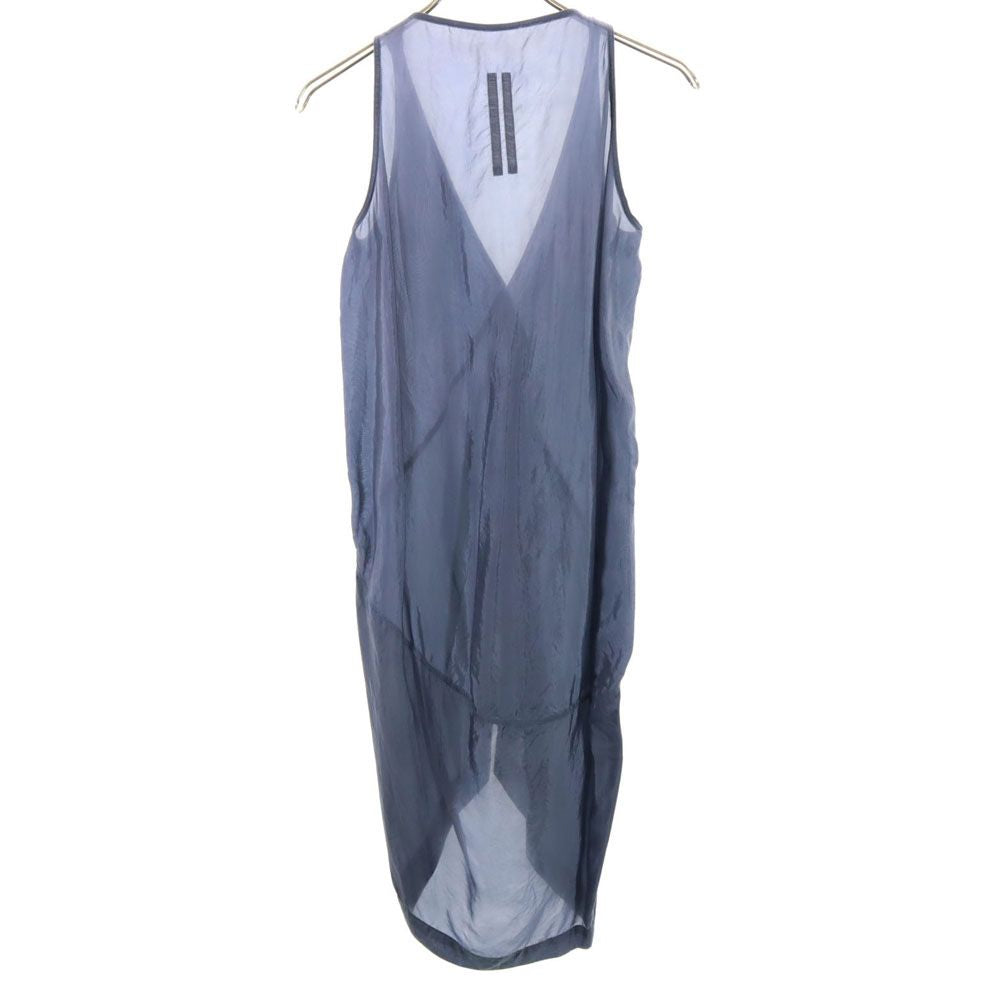 リックオウエンス ノースリーブ ワンピース S グレー Rick Owens レディース