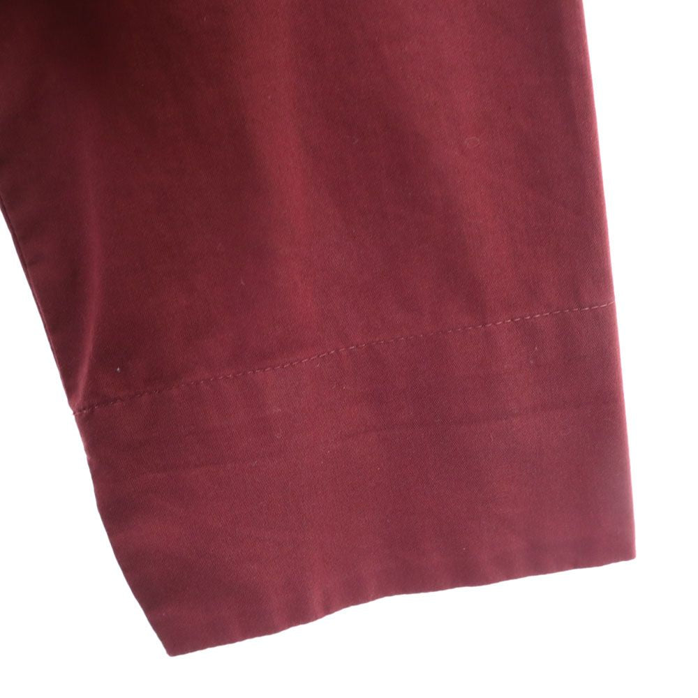 BURBERRY BLUE LABEL バーバリーブルーレーベル 三陽商会 7分袖 ワンピース 38 レッド系 フロントジップ レディース