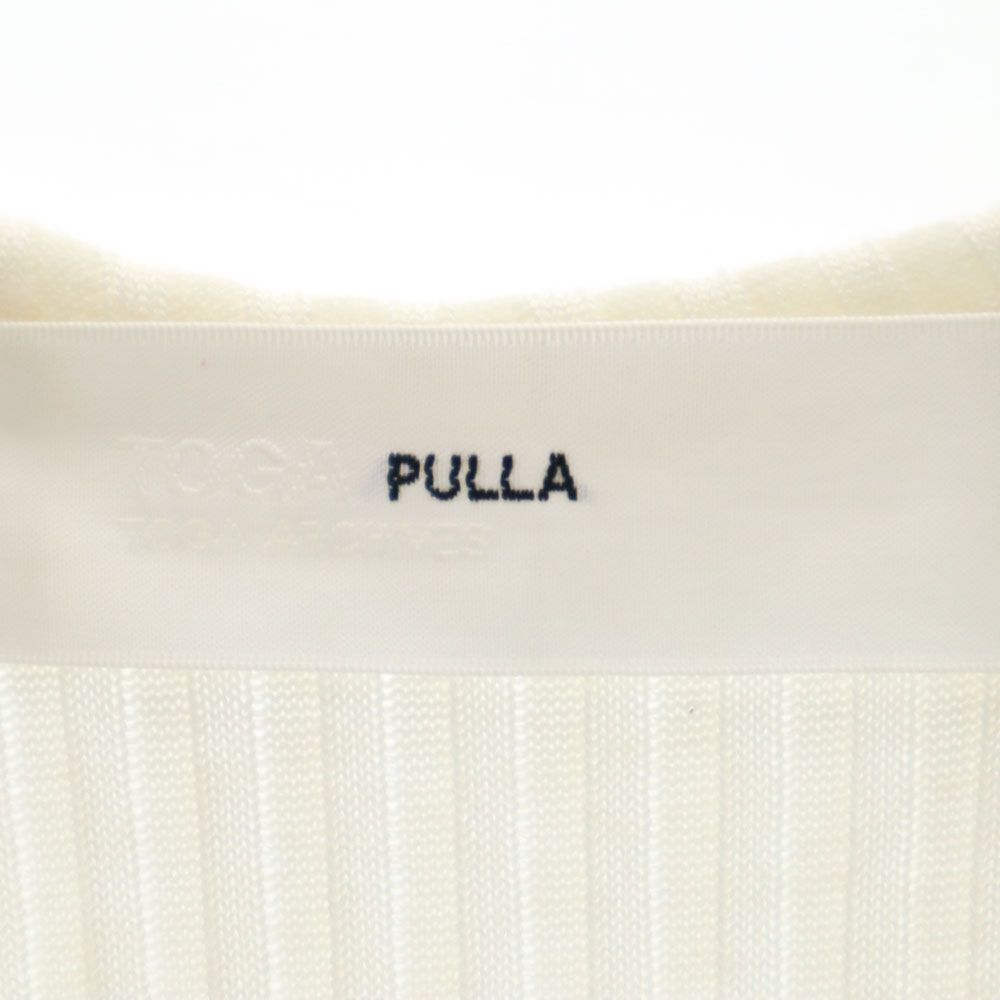 TOGA PULLA トーガプルラ 日本製 ノースリーブ 膝丈ワンピース 36 ホワイト 他 レディース