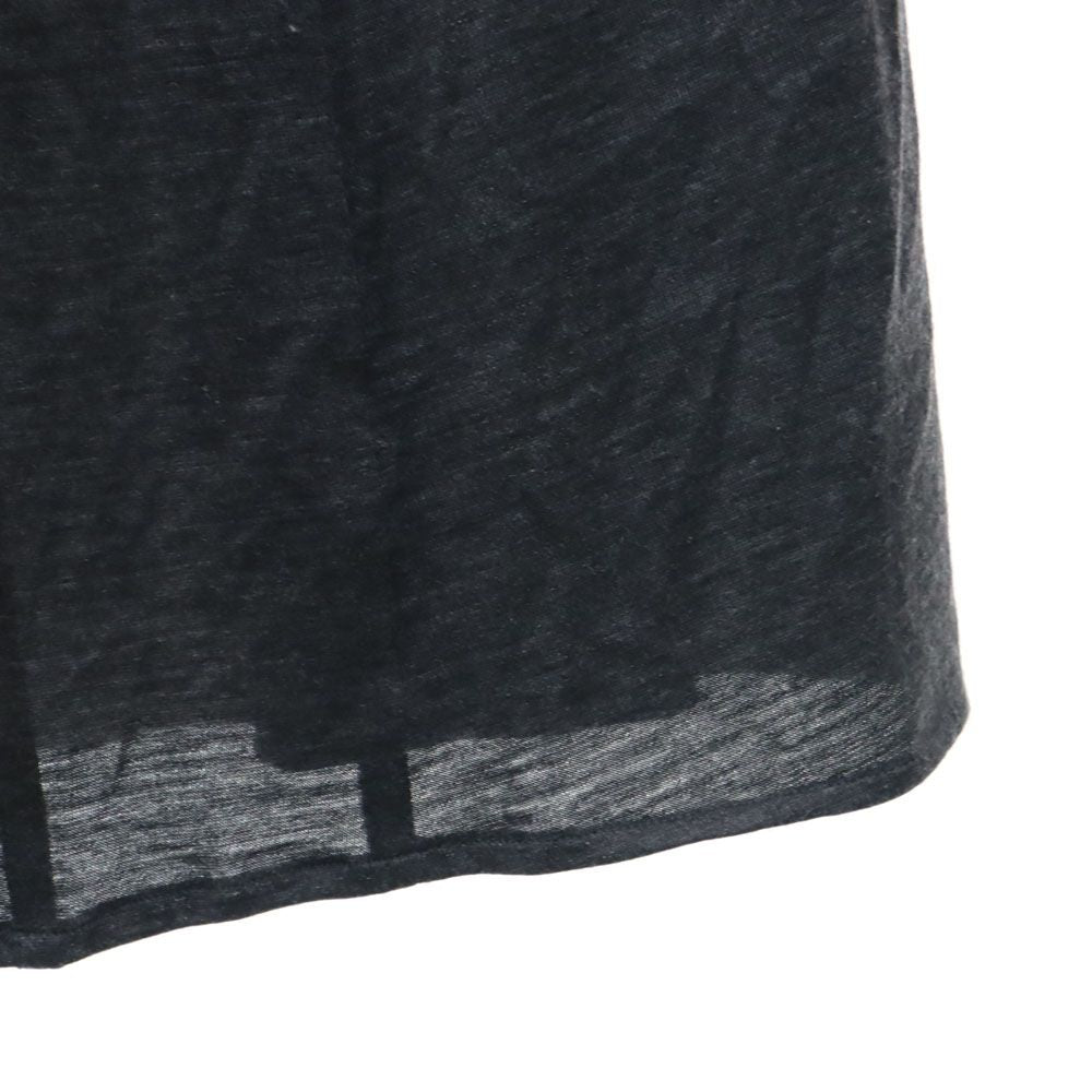 Christian Dior クリスチャンディオール ポルトガル製 ノースリーブ 膝丈ワンピース 36 チャコールグレー レディース