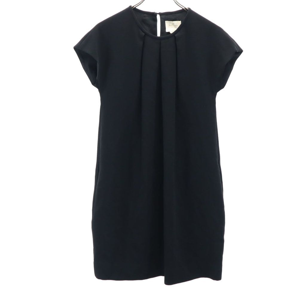 Kate Spade ケイトスペード 半袖 ミニワンピース ブラック フレンチスリーブ レディース