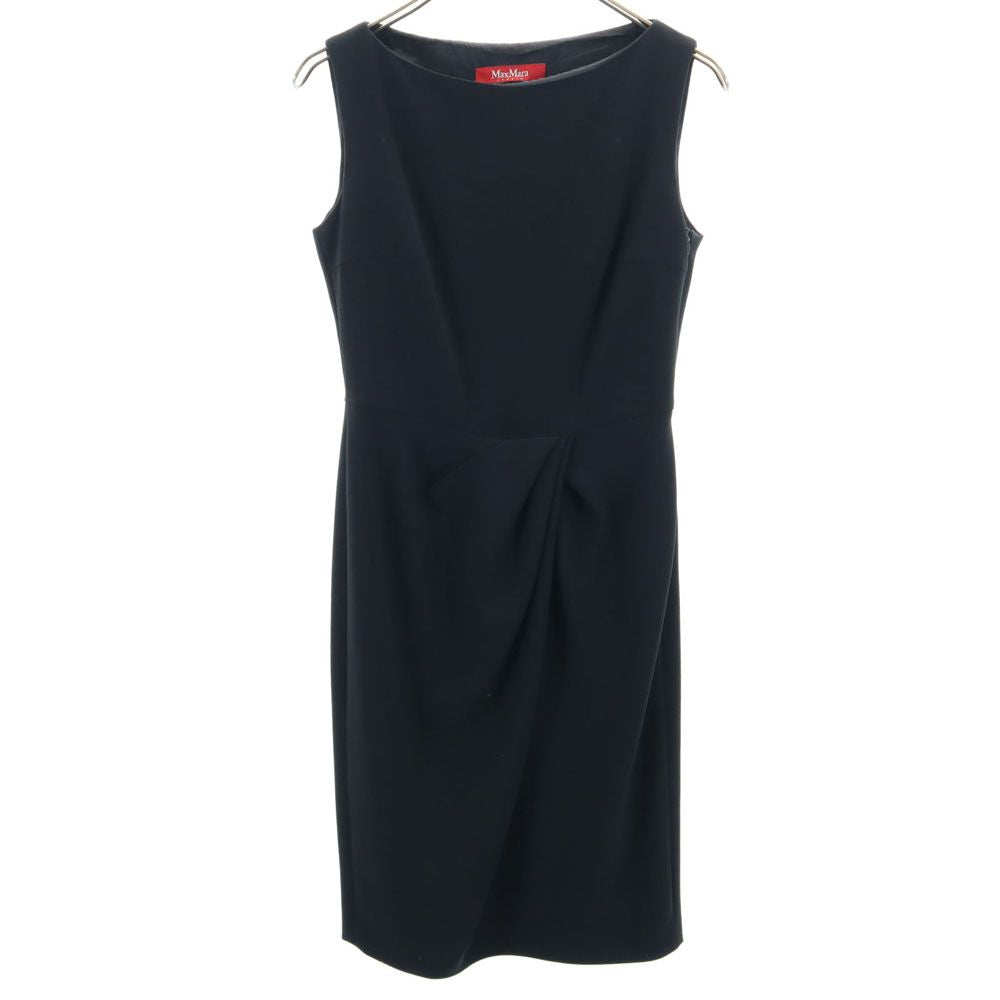 MAXMARA STUDIO マックスマーラステュディオ ノースリーブ ミニワンピース ブラック レディース