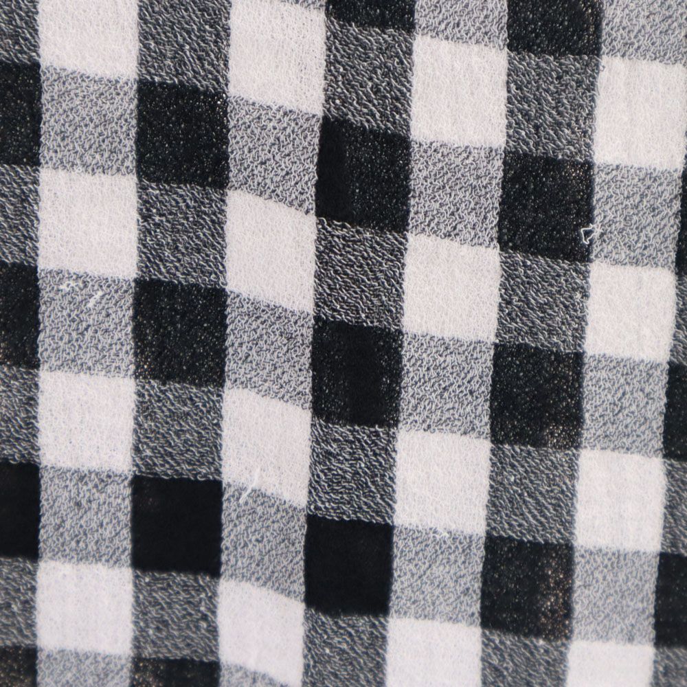 COMME des GARCONS コムデギャルソン 90s 1995年 日本製 チェック柄 ノースリーブ 膝丈ワンピース M ブラック 他 レディース