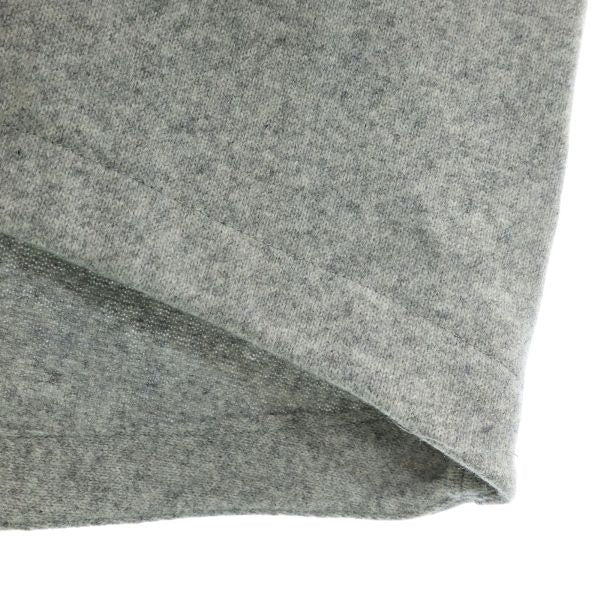 CROSSLEY クロスリー イタリア製 ウールブレンド 7分袖 ワンピース M グレー系 ドロップショルダー レディース