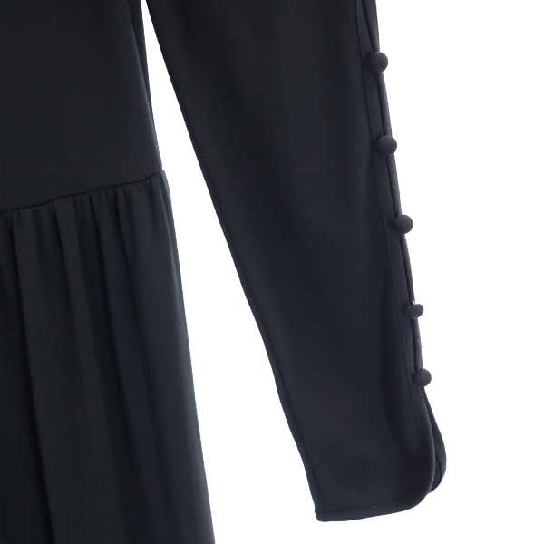 furfur ファーファー 長袖 ワンピース F 黒 レディース