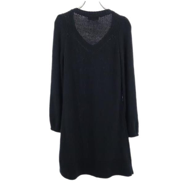 BURBERRY BLUE LABEL バーバリーブルーレーベル ニット ワンピース 38 ブラック レディース