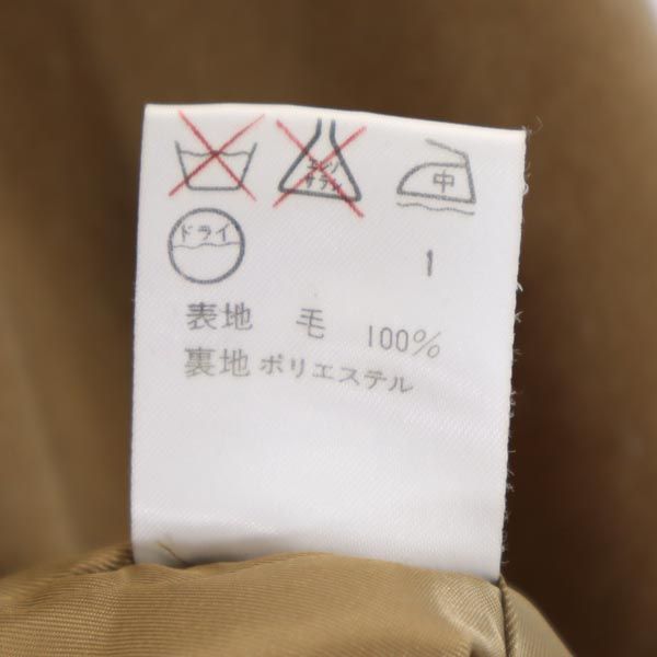 Calvin klein カルバンクライン ウール ステンカラーコート 9 ベージュ ウエストベルト付き レディース