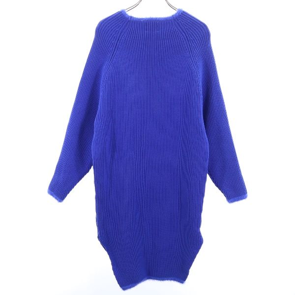 AMERI UNDRESSED アメリ 長袖 ニット ワンピース F ロイヤルブルー レディース