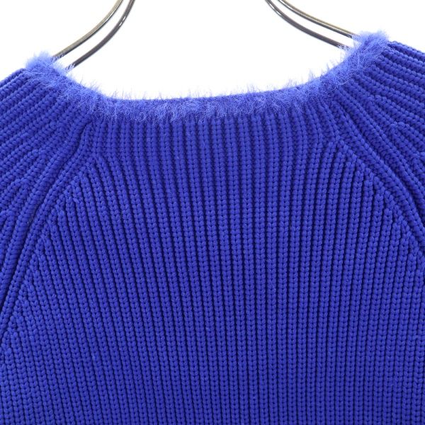 AMERI UNDRESSED アメリ 長袖 ニット ワンピース F ロイヤルブルー レディース