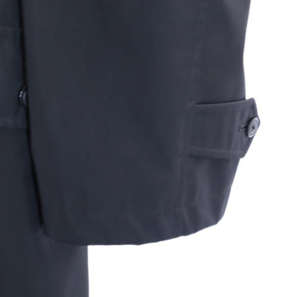 BURBERRY バーバリー 日本製 三陽商会 2WAY ステンカラーコート M 黒 中綿ライナー付き メンズ