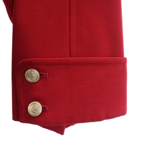 Burberrys バーバリーズ 90s オールド ステンカラーコート 9AR レッド レディース