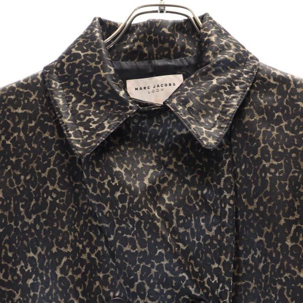 MARC JACOBS マークジェイコブス レオパード柄 トレンチコート 4 ブラウン系 レディース